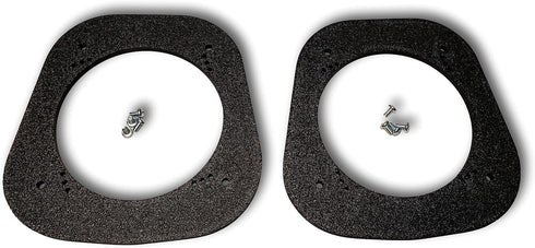 1 Pair - 5.25 5.25" Rear Door Speaker Adapters Compatible with 1996-2002 4Runner - SPKBRK009