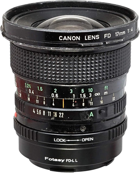 Fotasy FD Mount Lens to L Adapter, Copper, Compatible with Panasonic S1 S1H S1R S4 S5 Leica SL Mirrorless Camera