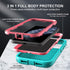 Military Grade 3 in 1 Heavy Duty Shockproof/Drop Proof/Dust Proof Case for iPhone 11 Pro, with 2Pcs Tempered Glass