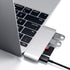 Satechi Aluminum Type-C USB 3.0 3-in-1 Combo Hub, for M2/M1 MacBook Pro/Air, iPad Pro/Air, Mac Mini, iMac M1