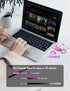 mosDART 128GB 3.2 15,16,17, USB Fast Speed C and A Dual Flash Drive, exFAT Memory Stick with Keychain and LED