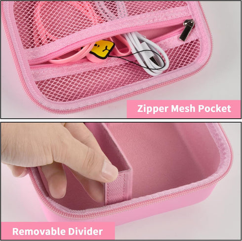 Kids Camera Case for ESOXOFFORE, GKTZ, WEEFUN, Anchioo, MINIBEAR Instant Print Camera, Pink Digital Video Bag