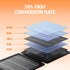 GOODaaa 10W Portable Solar Charger, Dual USB Outputs, Foldable Size, 24% High Conversion Efficiency, Waterproof &