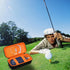 BOVKE Carrying Case for Blue Tees Golf Player Go Compact GPS Speaker, Portable Bluetooth Music & Audible GPS, Black