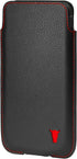 TORRO Black Genuine Leather Phone Sleeve Case for iPhone - 6.3/6.1 Inch Screen Size