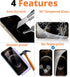IceSword iPhone 12 Pro Max Anti Blue Light Screen Protector - 6.7”, Shatterproof, 9H Hardness, Bubble Free, Eye