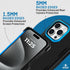 Pelican Shield Brushed Aluminum iPhone 15 Pro Case 6.1", Compatible with MagSafe, 21ft Military Grade Protection, Black