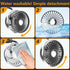 2025 3-Speed 360 Dealswin Car Fan for Backseat Kids, Upgraded Dual-Head Car Seat Fans with LED Lights, and Rotatable