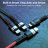 MTAKYI 1.8M/6Ft Multi 4 in 1 USB Universal iPhone Charging Cable, Lightning2+Type C+Micro USB Long Nylon Braided