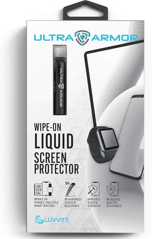 Liquid Glass Screen Protector Nano Protection for All Smartphones Tablets Watches, Scratch and Crack Resistant - Bottle