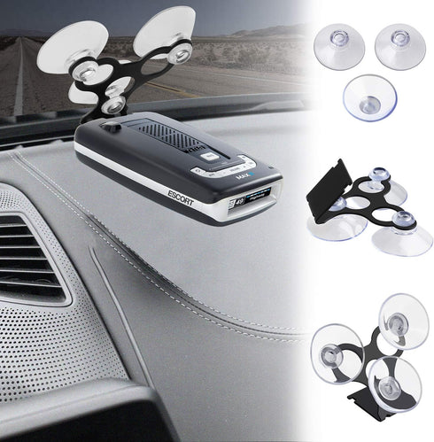 Radar Detector Suction Cup Mount Holder for Escort MAX, Max 2, MAX360 (Not for MAX360C Cradle)