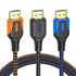 4K HDMI Cable 3FT 3-Pack(Tri-Color), High Speed 18Gbps HDMI 2.0 Cable with