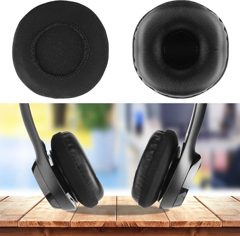 Geekria QuickFit Replacement Ear Pads for Logitech H390, H600, H609 Headphones, Earpads, Ear Cups Cover Repair Parts