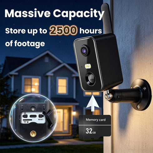 QUORVIXIA 32GB Memory Card, High Speed Data Transfer, for Security Cameras, Dash Cam, Phones, Gaming & Recording
