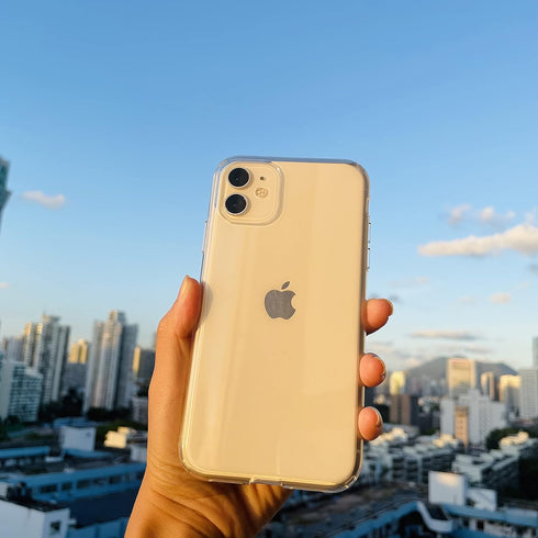 Compatible with iPhone 11 Case, Clear TPU Shockproof Bumper Cover, Anti-Scratch Protective Slim Thin Case for 11 6.1inch