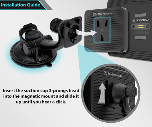 Ramtech Car Truck Windshield Suction Cup Mount for GPS Tablet