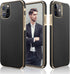 LOHASIC Luxury Leather Slim Business Case for iPhone 12/12 Pro, Soft Grip Shockproof Bumper Cover for Men and Women -