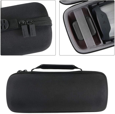 co2CREA Hard Travel Case for JBL Pulse 4 Waterproof Portable Bluetooth Speaker - Black