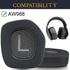 SOULWIT Cooling Gel Earpads Replacement for Alienware AW988 (AW 988) Wireless Gaming Headset, Ear Pads Cushions with Noise Isolation Foam - Black