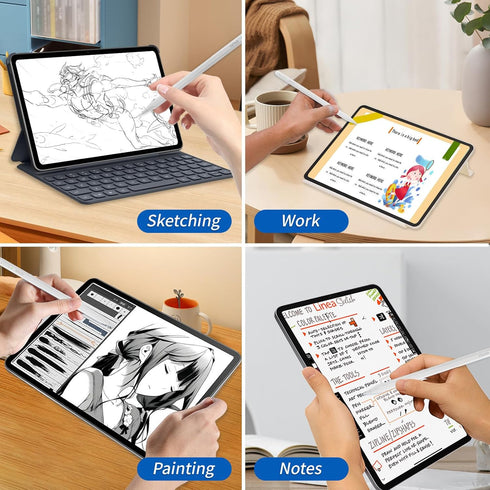 Stylus Pen for iPad 9th & 10th Gen, Active Pencil with Palm Rejection Compatible with iPad 2018-2023 Pro & Air