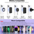 2Pcs Metal Ring Sticker for Pop Socket Magnetic Grip, Magnetic Adapter Adhesive for iPhone, Magsafe Wireless Charger