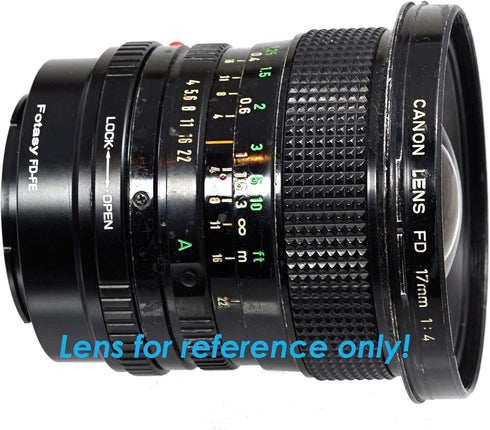 Fotasy a7 a7R a7s a9 a7c 1 a6600 a6500 a6400 a6300 a6100 a6000 a5100 a5000 a3500 ZV-E10 FD Lens to E Mount Adapter