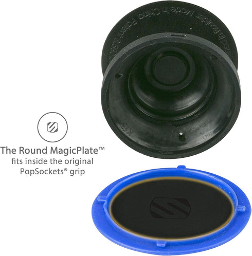 Scosche MPRNDRK-SP MagicMount Phone Replacement Plate Kit for Magnetic Car Phone Mount Holder, Universal with All