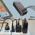 100w 24(20A) Port USB Fast Charging Station, Travel Desktop Rapid Charger for Smartphones, Tablets
