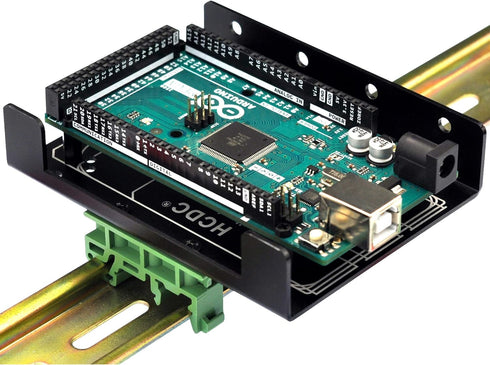 DIN Rail Mount Bracket for Raspberry Pi A+ B+ 2B 3B 3B+ 4B Zero Arduino Uno Mega BeagleBone