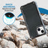 Pelican Shield Brushed Aluminum Case for iPhone 15, 6.1" Compatible with MagSafe, 21ft Military Grade Drop Protection