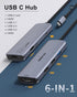 MOKiN USB C to Dual HDMI Adapter Docking Station - USB C Hub with Dual HDMI, 3 USB Ports, PD Compatible for Dell XPS