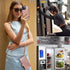 Harryshell Wallet Case for iPhone 13 Pro Max 6.7 inch 5G 2021, Detachable Magnetic Cover, Floral Flower, Rose Gold