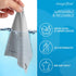 MagicFiber Microfiber Cleaning Cloth, 6 Pack - Premium for Glasses, Lens, Screens & More