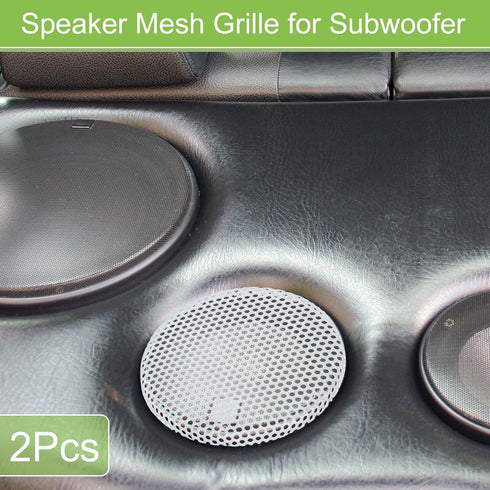 ACROPIX Universal 3 Inch Speaker Grills Mesh for Audio Subwoofer 84x6.5mm Grille without Frame White - Pack of 2 by ACROPIX