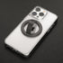 ENCASED Thin Black Silicone Magnetic Phone Grip Holder - Compatible with MagSafe