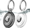 2 Pack IPX8 Waterproof AirTag Keychain Holder Case, Lightweight Anti-Scratch Soft Full-Body Shockproof Holder for