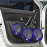 Unifizz Car Audio Speaker Cover (2pcs, 6.5'' Blue Mesh) Subwoofer Grill Horn Glossy Guard Protector