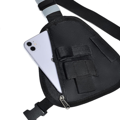 TWAYRDIO Radio Chest Harness, Adjustable Shoulder Pack for Baofeng Retevis Yaesu Handheld Two-Way Radios