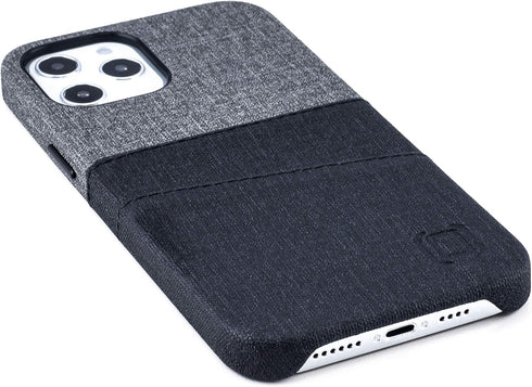 Dockem Wallet Case for iPhone 12 Pro Max - Built-in Metal Plate for Magnetic Mounting & 2 Credit Card Holders, Luxe M2