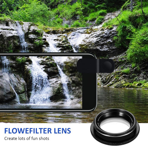 KALLORY 1Set Mobile Phone Lens Camera Lens Kit with Wide Angle Macro Fisheye and More Compatibility for Stunning