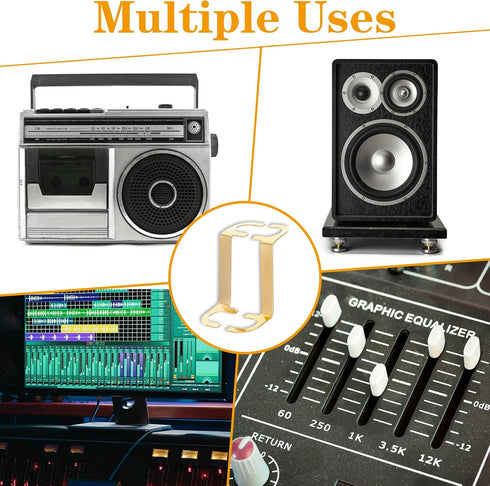 Styquenzer 4 Subwoofer Box Terminal, Pcs Speaker Terminals Connectors Speaker Terminal Cup Speaker Binding Post Screw