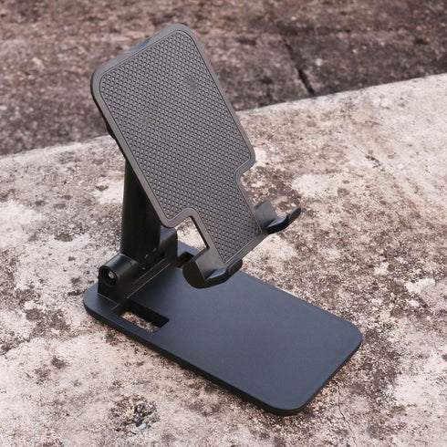 POHFP 3 4-10 Inches Pcs Cell Phone Stand,Fully Foldable and Angle Height Adjustable with Silicon Pad Cell Phone Holder