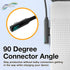 BoxWave SDS50 (5 (4ft) (100W), Cable Compatible with Innova SDS Tech Level Diagnostic in) - PowerDisplay PD Right Angle