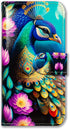 Bcov Galaxy S20 Case, Colorful Peacock Mandala Flowers Leather Flip Wallet Cover with Card Slot & Kickstand