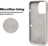 OTOFLY iPhone 13 Pro Case, Liquid Silicone Slim Protective Shockproof Cover with Anti-Scratch Microfiber Lining, 6.1
