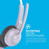 Headset, 50+ JLab Go Work Pop On-Ear Wireless Lilac, Hours Playtime, Bluetooth Multipoint, Rotating Boom Mic, Noise