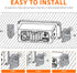 Flush Mount Kit MMB-84 - VHF Radios Fixed Mount Brackets for Standard Horizon and Most Fixed Mount VHF Radios