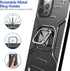 iPhone 14 Pro Case with Screen Protector, Heavy Duty Shock Absorption Slim Fit Lightweight Protective Case, Black