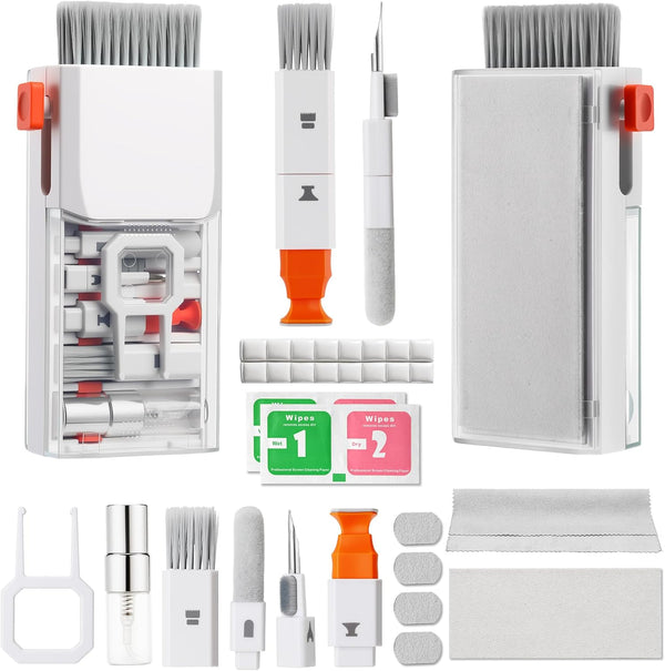 GintaXen Upgraded Keyboard Cleaning Kit, 13-in-1 Electronics Cleaner Tool with Dust Cleaning Putty,