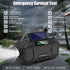 Portable Emergency Weather Radio with Waterproof Bluetooth Speaker, Hand Crank Solar Rechargeable, 5000mAh Charger,